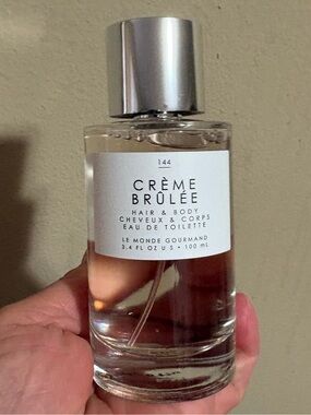 LE MONDE GOURMAND Crème Brûlée Hair & Body Mist -Brand New Never Used.
